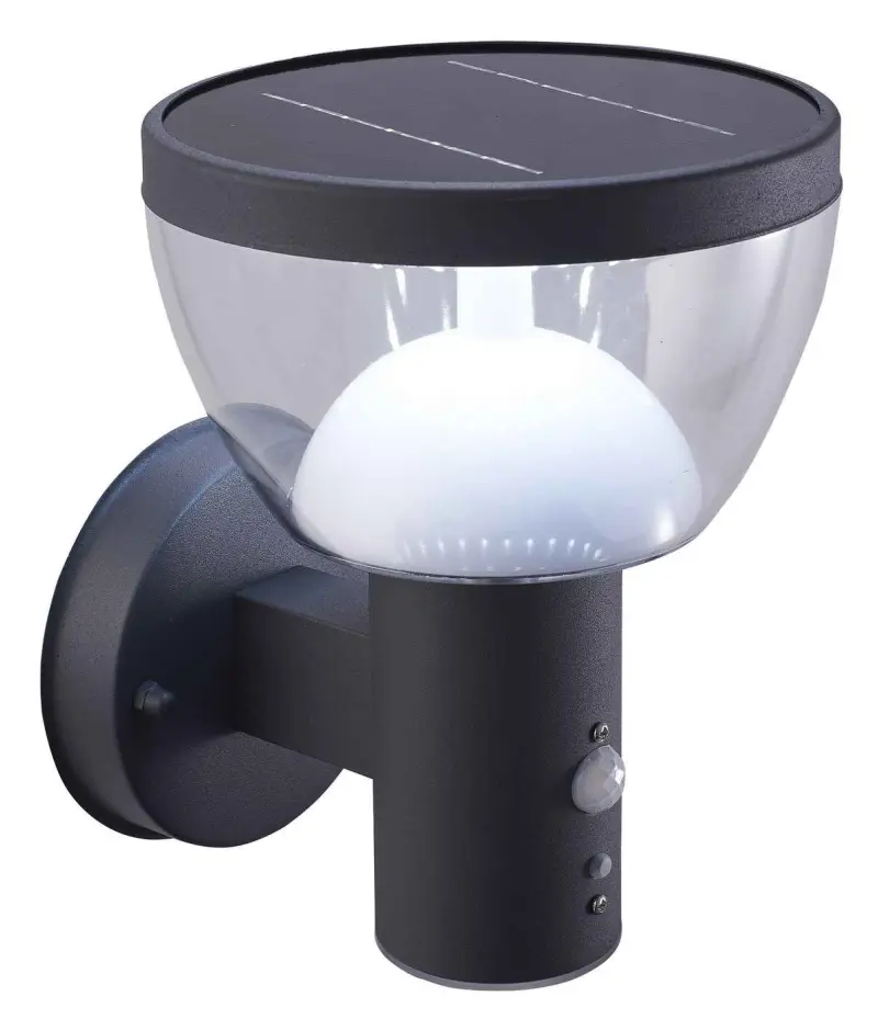 Záhradné svietidlo Greenlux GXSO010 solárne 3W 4000K IP44, senzor